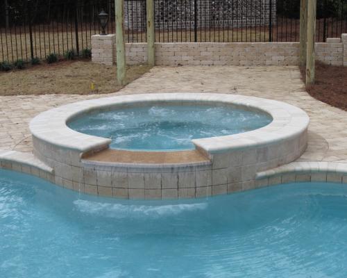 Bainbridge custom pool design featuring luxury outdoor pool layout.