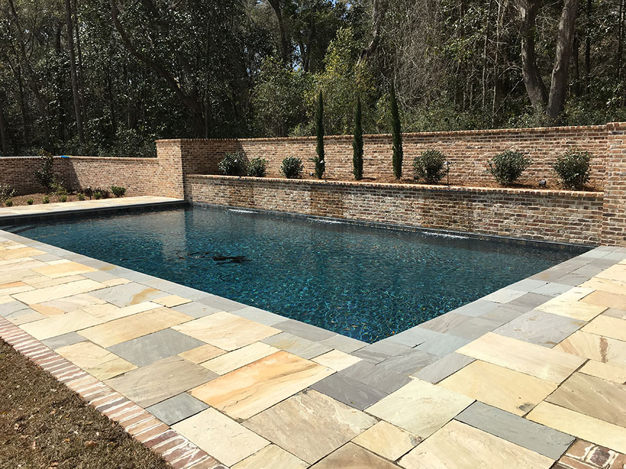 Moultrie Georgia residential swimming pool contractor showcasing custom pool installation.