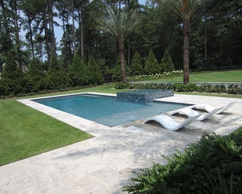 Moultrie residential swimming pool builders with custom pool designs.