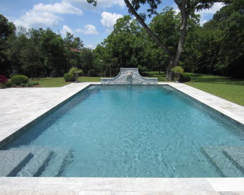 Saint George Island residential pool builders designing coastal-inspired pools.