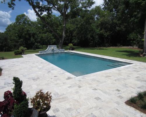 Thomasville residential pool builders crafting modern backyard pool projects.
