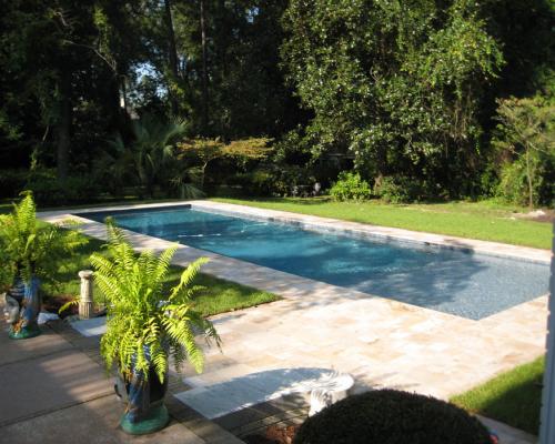 Monticello swimming pool builders showcasing custom pool installation.